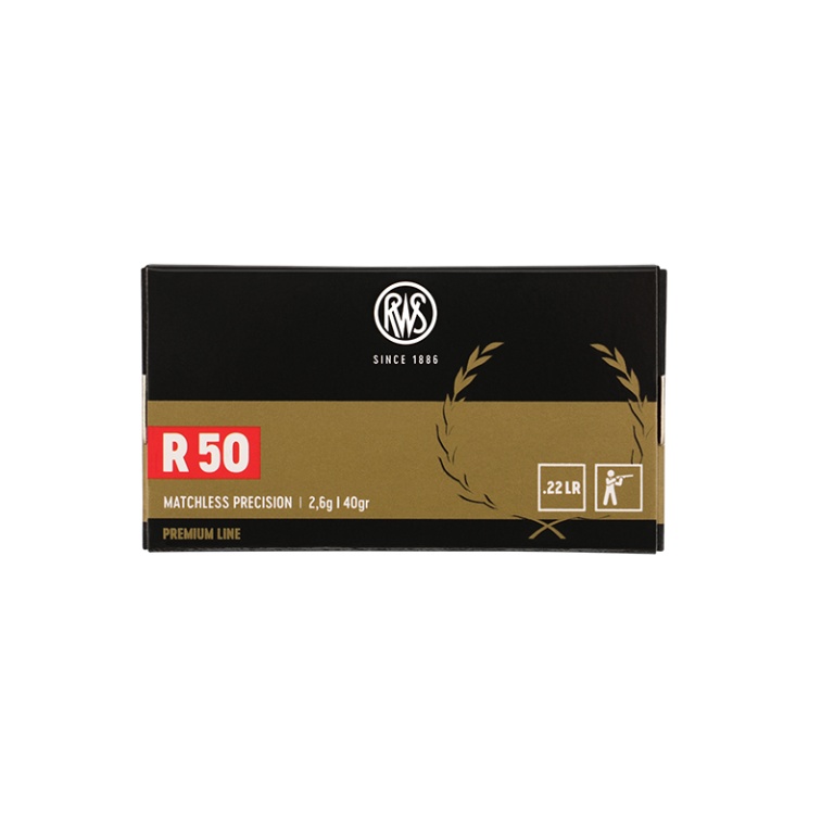Uttings Rws RWS R50 Match 40gr 50 Rounds .22LR – Cilldara Hunting