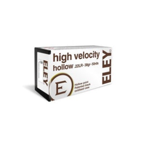 Eley High Velocity 38gr 50 Rounds .22LR