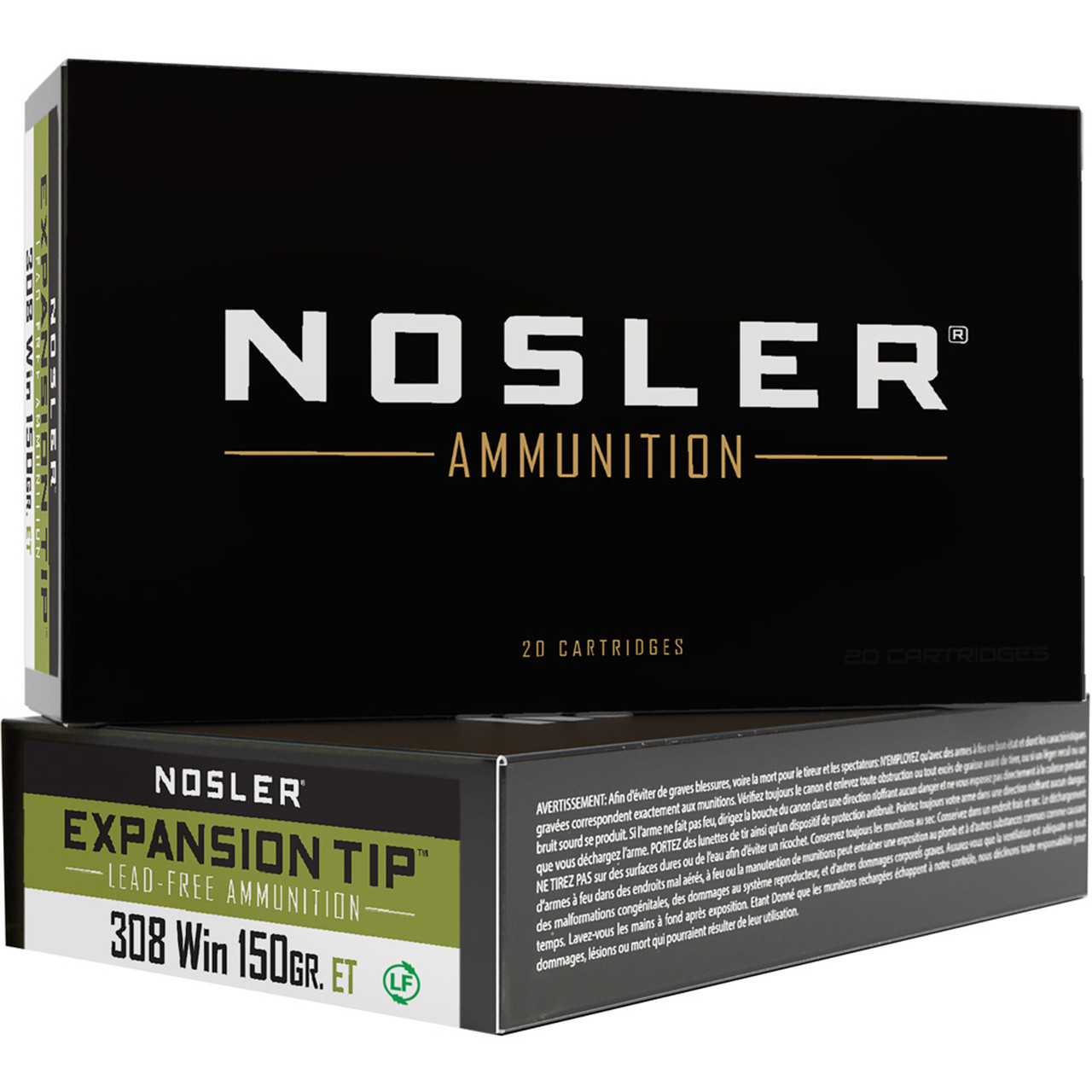 Nosler Expansion Tip 150gr 20 Rounds .308