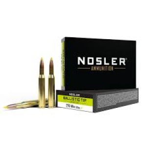 Nosler Ballistic Tip 130gr 20 Rounds .270