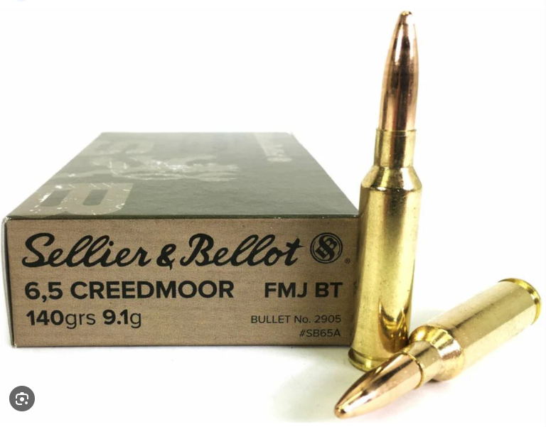 Sellier & Bellot FMJBT 140gr 20 Rounds 6.5CM