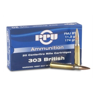 PPU FMJ 174gr 20 Rounds .303