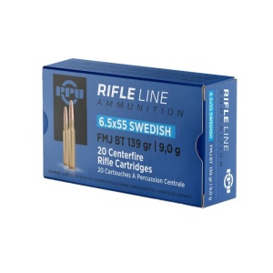 PPU FMJ 139gr 20 Rounds 6.5x55