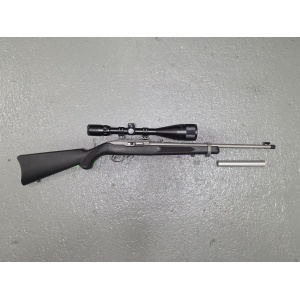 Ruger 10/22 Synthetic (.22 LR) with Scope & Moderator